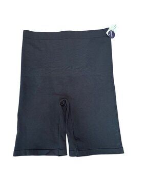 Shapermint Empetua Fresh Control Mid Waist Shaper Bike Shorts Black Sz 2XL 42066